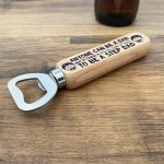 Novelty Step Dad Gift For Fathers Day Birthday Bottle Opener