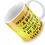 Funny Step Dad Gifts Novelty Mug For Fathers Day Birthday Gifts