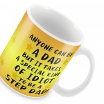 Funny Step Dad Gifts Novelty Mug For Fathers Day Birthday Gifts