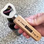 Happy Fathers Day Gift For Dad Wooden Bottle Opener Gift For Him Happy Fathers Day Gift For Dad Wooden Bottle Opener Gift For Him