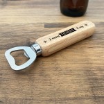 Happy Fathers Day Gift For Dad Wooden Bottle Opener Gift For Him Happy Fathers Day Gift For Dad Wooden Bottle Opener Gift For Him