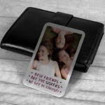 Best Friend Birthday Christmas Gift Personalised Metal Card