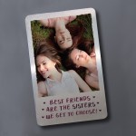 Best Friend Birthday Christmas Gift Personalised Metal Card