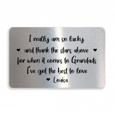 Novelty Gift For Grandad Wallet Card Grandparent Gift