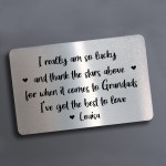 Novelty Gift For Grandad Wallet Card Grandparent Gift