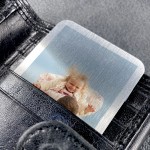 Novelty Gift For Dad Personalised Metal Wallet Card Insert