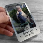 Novelty Gift For Nanny Personalised Metal Wallet Card Insert