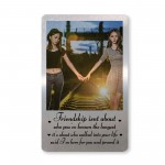 Thank You Gift For Best Friend Metal Wallet Card Insert Birthday