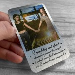 Thank You Gift For Best Friend Metal Wallet Card Insert Birthday