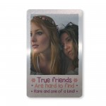 Personalised Best Friend Gift Birthday Xmas Metal Wallet Card