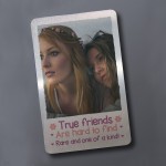 Personalised Best Friend Gift Birthday Xmas Metal Wallet Card
