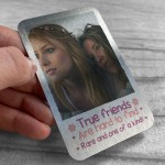 Personalised Best Friend Gift Birthday Xmas Metal Wallet Card