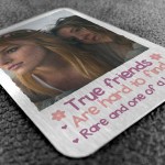 Personalised Best Friend Gift Birthday Xmas Metal Wallet Card