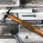 Personalised Engraved Hammer Gift Your Own Message Novelty Gift