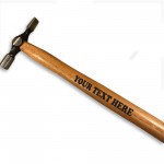 Personalised Engraved Hammer Gift Your Own Message Novelty Gift