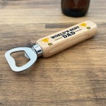 Best Dad Gift For Birthday Christmas Wooden Bottle Opener Gift