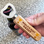 Best Daddy Gift For Birthday Christmas Wooden Bottle Opener Gift