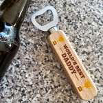 Best Daddy Gift For Birthday Christmas Wooden Bottle Opener Gift