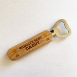 Best Daddy Gift For Birthday Christmas Wooden Bottle Opener Gift