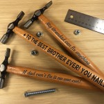 Novelty Gift For Brother Engraved Hammer Birthday Christmas Gift
