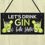 Gin Bar Sign Home Bar Pub Hanging Sign Home Decor Gin Gift