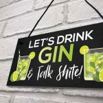 Gin Bar Sign Home Bar Pub Hanging Sign Home Decor Gin Gift