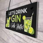 Gin Bar Sign Home Bar Pub Hanging Sign Home Decor Gin Gift