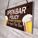 Funny Bar Sign Man Cave Pub Bar Sign Hanging Sign Gift For Him