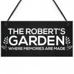 Personalised Garden Sign Home Decor Gift Garden Accessories Gift