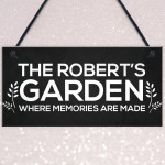 Personalised Garden Sign Home Decor Gift Garden Accessories Gift