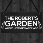 Personalised Garden Sign Home Decor Gift Garden Accessories Gift