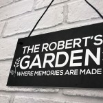 Personalised Garden Sign Home Decor Gift Garden Accessories Gift