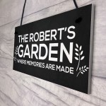 Personalised Garden Sign Home Decor Gift Garden Accessories Gift