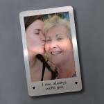 Dad Mum Nan Memorial Gift Personalised Photo Metal Card Memory