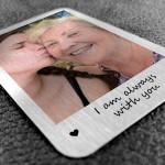 Dad Mum Nan Memorial Gift Personalised Photo Metal Card Memory