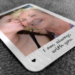 Dad Mum Nan Memorial Gift Personalised Photo Metal Card Memory