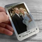 Dad Memorial Gift For Daughter Son Personalised Photo Wallet