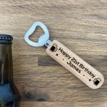 Personalised Birthday Gift Bottle Opener Mum Dad Brother Sister 