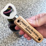 Personalised Birthday Gift Bottle Opener Mum Dad Brother Sister 