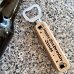 Personalised Birthday Gift Bottle Opener Mum Dad Brother Sister 