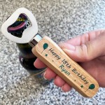 Happy Birthday Gift Personalised Bottle Opener Mum Dad Brother
