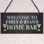 PERSONALISED Home Bar Sign Garden Pub Plaque Quirky Decor