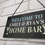 PERSONALISED Home Bar Sign Garden Pub Plaque Quirky Decor