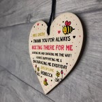Gift For Teacher Teaching Assistant Personalised Wood Heart