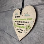 Gift For Teacher Assistant In Lockdown Personalised Wood Heart