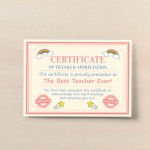 Gift For Best Teacher Leaving School Gift Leaving Nursery Gift