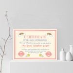 Gift For Best Teacher Leaving School Gift Leaving Nursery Gift