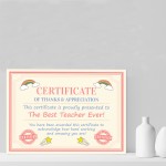 Gift For Best Teacher Leaving School Gift Leaving Nursery Gift