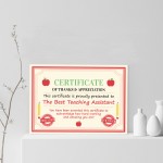 Gift For Best Teaching Assistant Leaving School Nursery Gift
