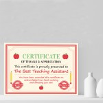 Gift For Best Teaching Assistant Leaving School Nursery Gift